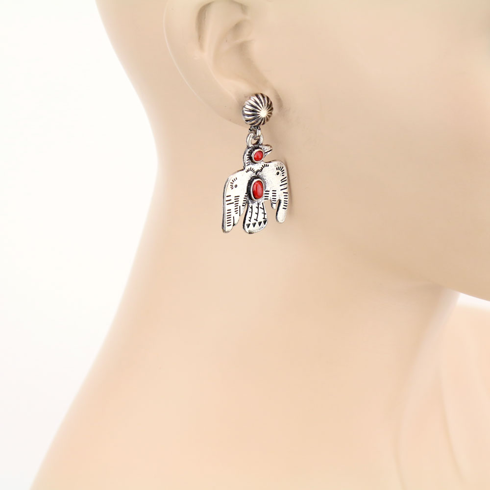Western Thunderbird Stud Earrings - Image 2