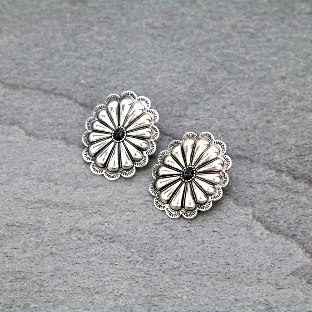 Concho Stud Earrings