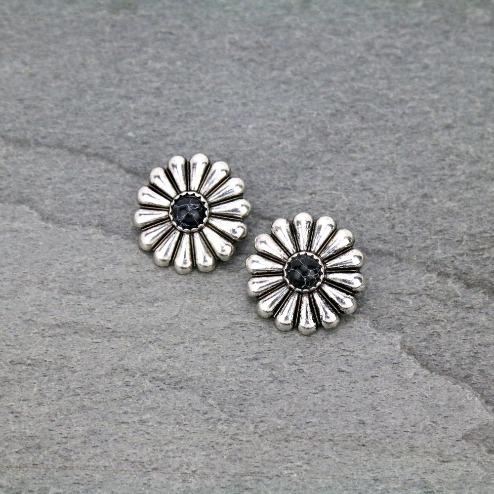 Concho Stud Earrings