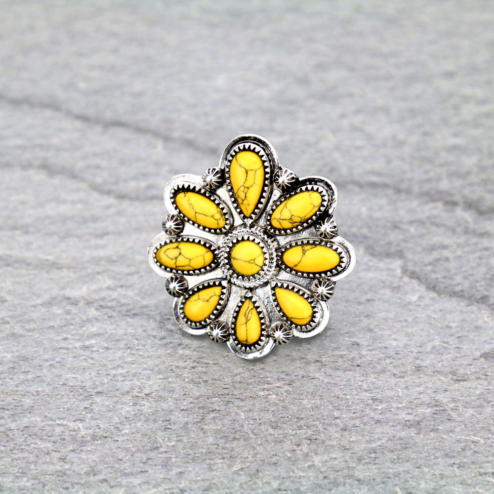 Western Concho Stretch Ring