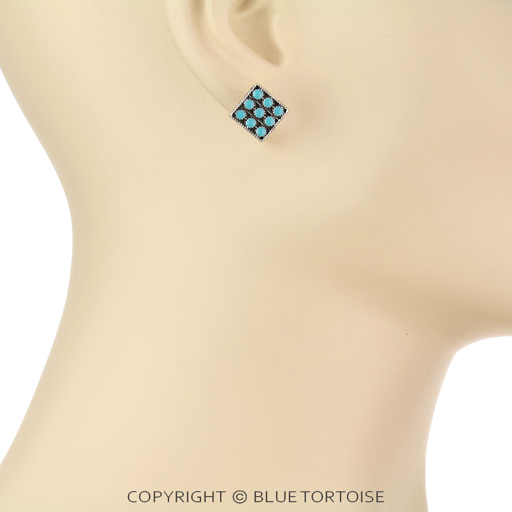 6 Pair Dainty Western Stud Earring Set - Image 3