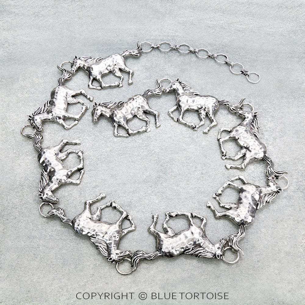 Western Running Horse Belt L/XL - Image 3