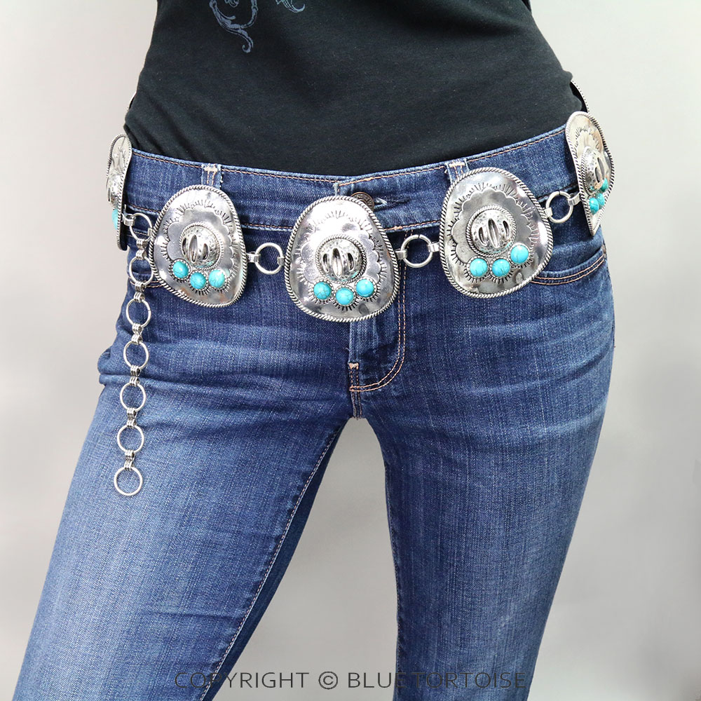 Western Cowboy Hat Belt S/M - Image 2
