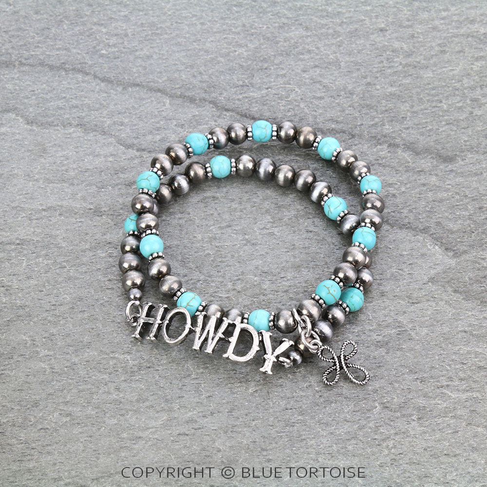 Western "HOWDY" Stackable Bracelet