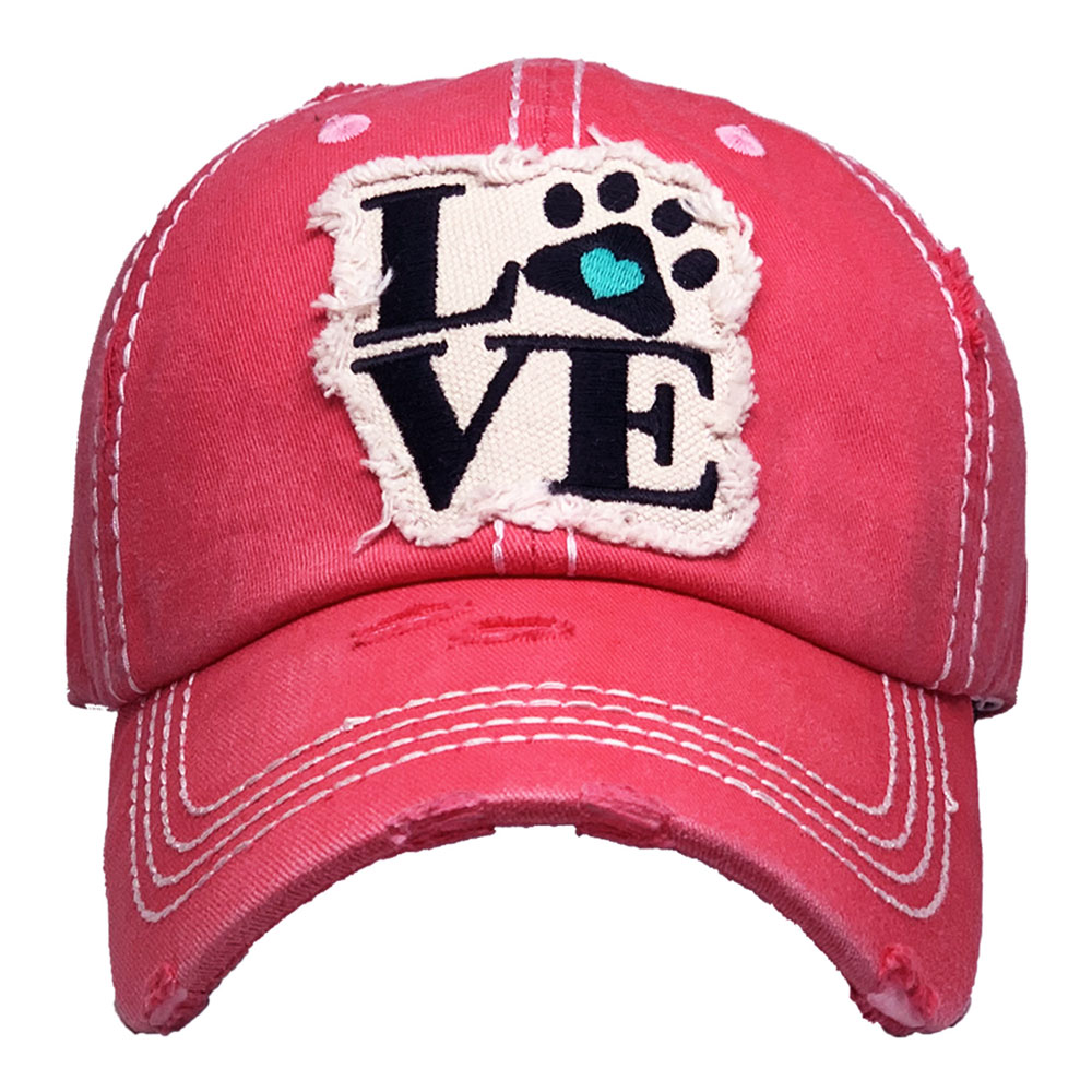 Paw LOVE Vintage Ball Cap