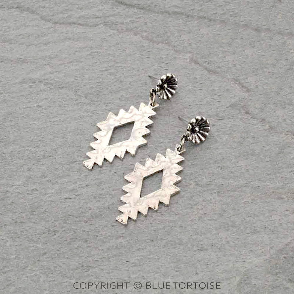 Western Design Post Earrings