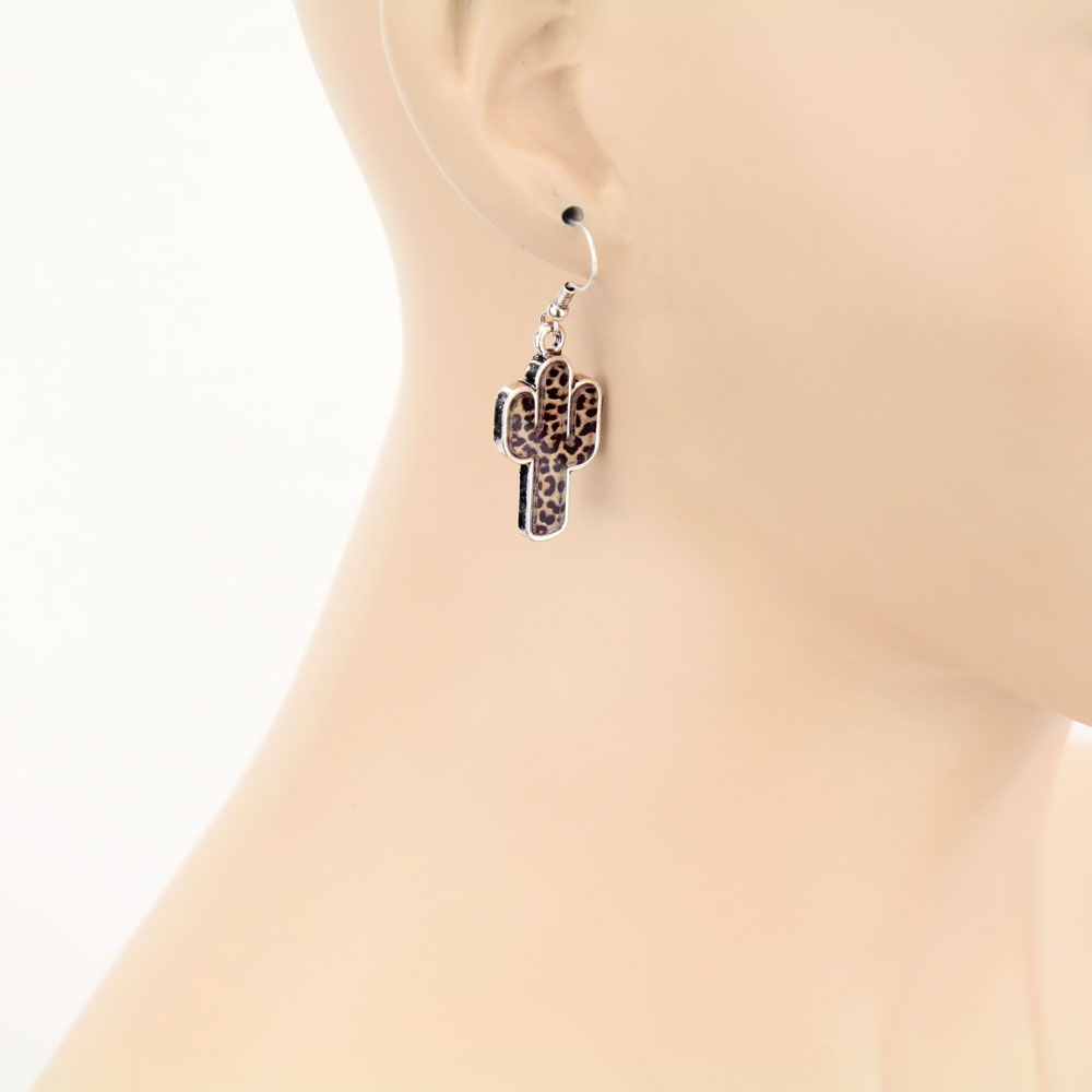 Cactus Dangle Earrings - Image 2