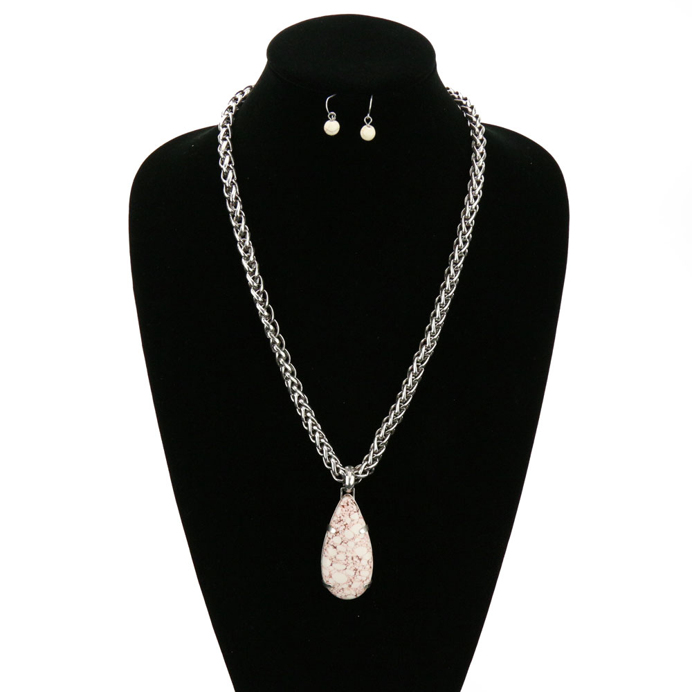 Western Teardrop Necklace Set - Image 2