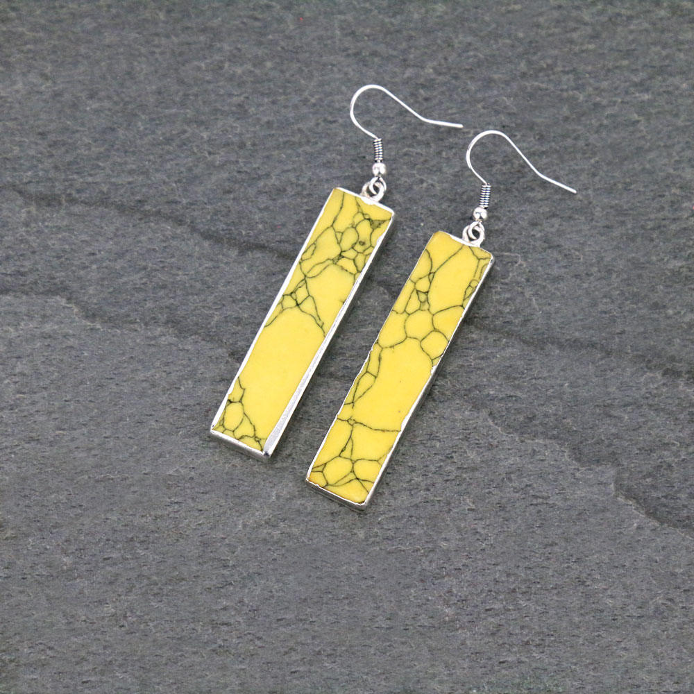 Stone Dangle Earrings