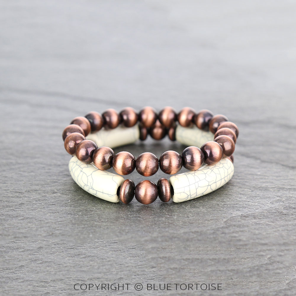 WHT Bamboo Stackable Bracelets
