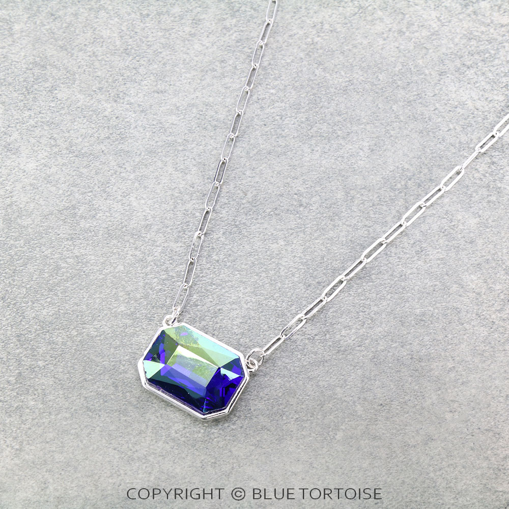 Rhinestone Pendant Necklace