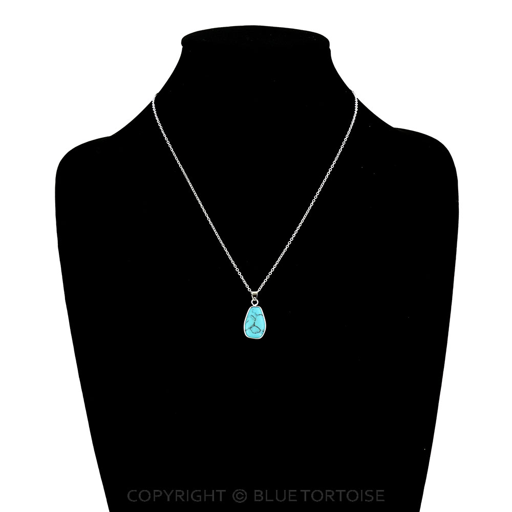 Trapezoid Shape Stone Necklace - Image 2