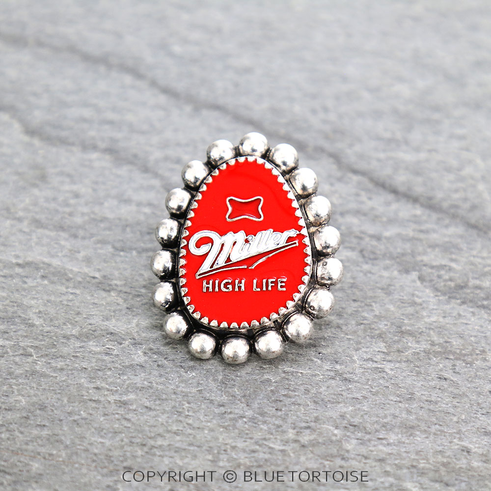 Epoxy Beer Logo Hat Pin