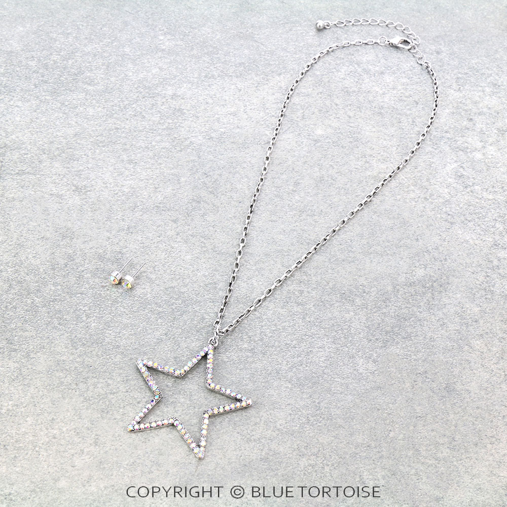 Star Pendant Necklace Set