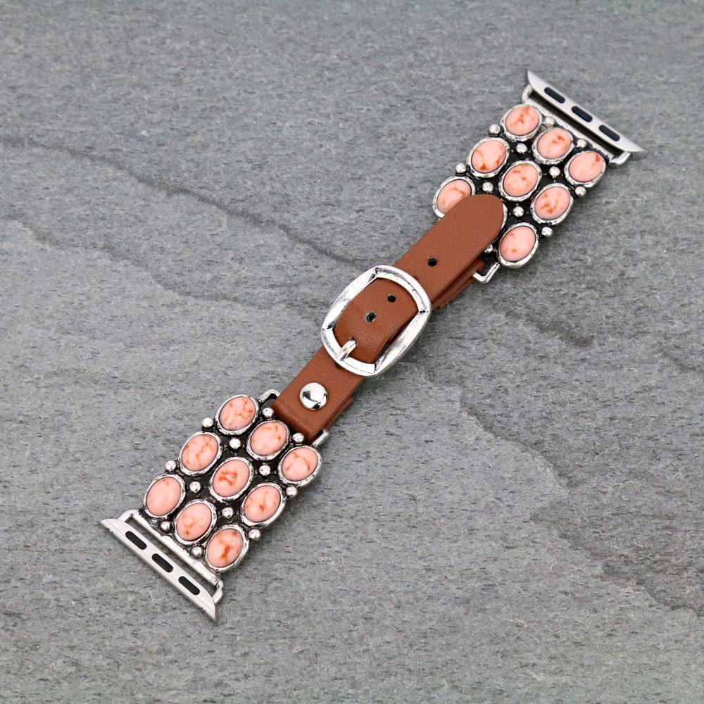 Western Style Apple Watch Leather Band