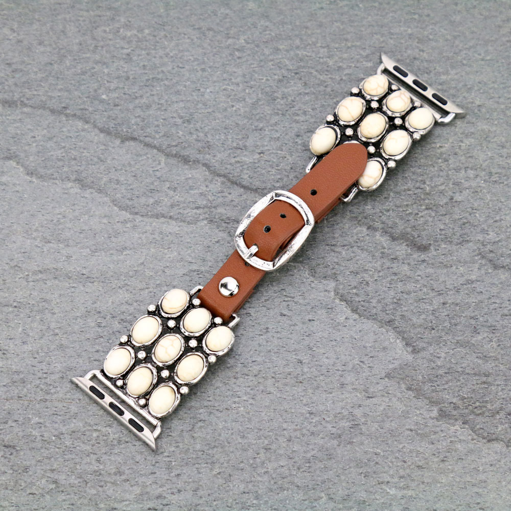 Western Style Apple Watch Leather Band