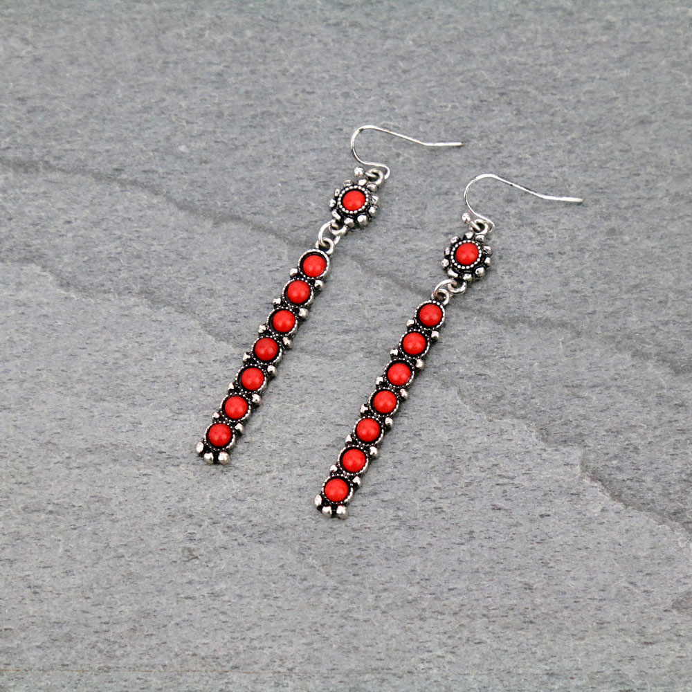 Western Stone Dangle Earrings
