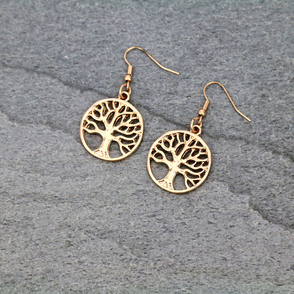 Tree of Life Dangle Earrings