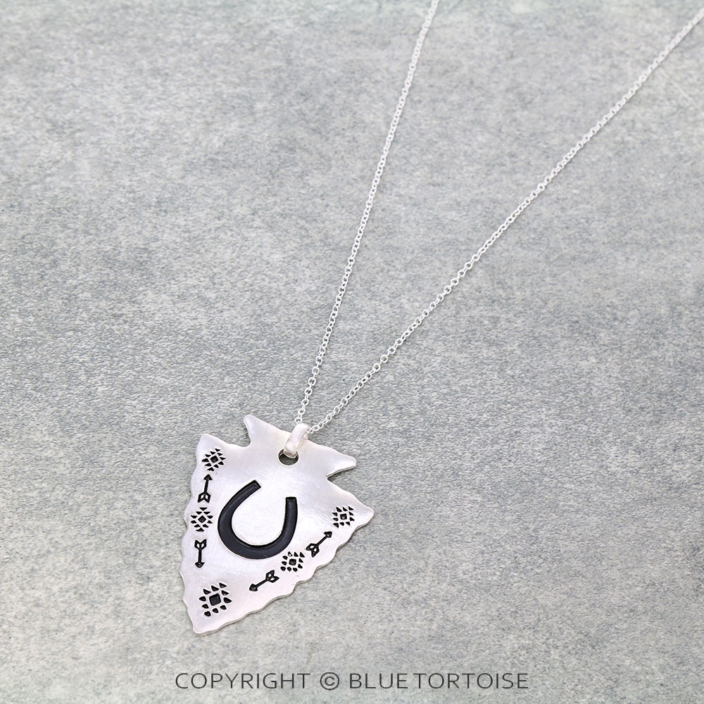Western Horseshoe Arrowhead Necklace