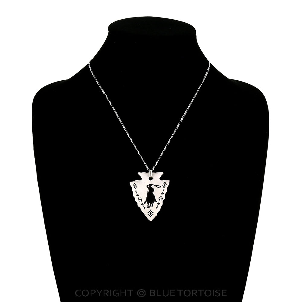 Western Cowboy Arrowhead Necklace - Image 2