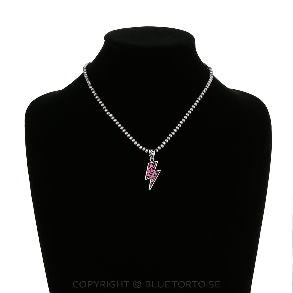 Western Thunder Flat Bubble Necklace - Image 2