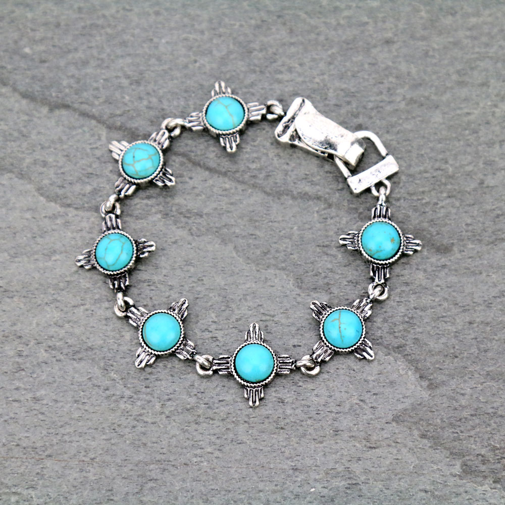 Western Cross Magnetic Bracelet