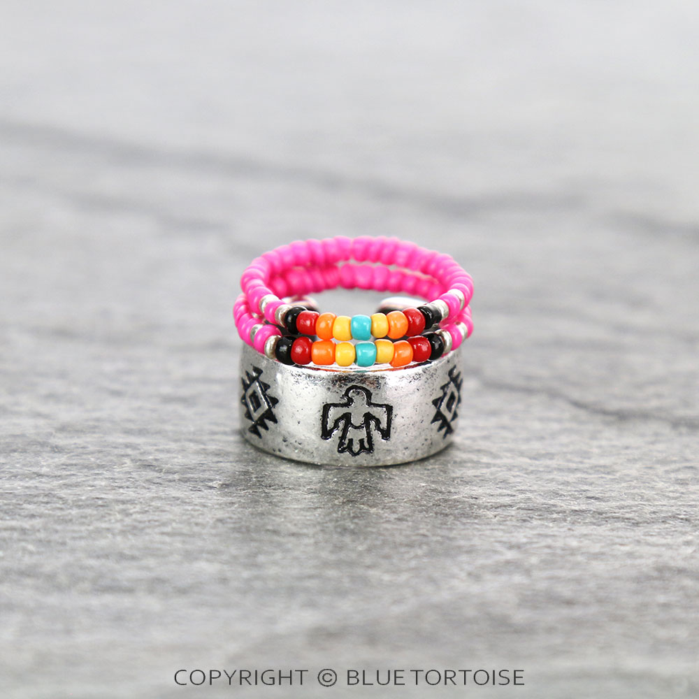 3 Layered Western Design Ring