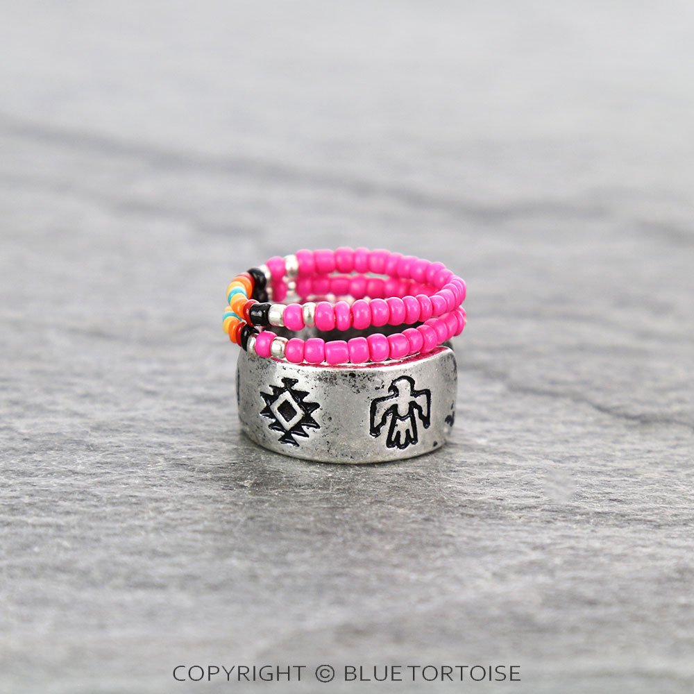 3 Layered Western Design Ring - Image 2