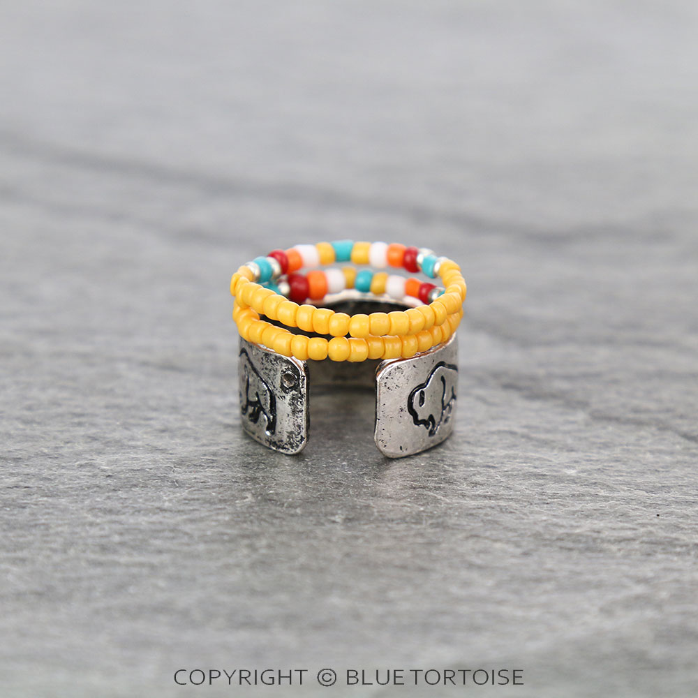 3 Layered Western Design Ring - Image 3