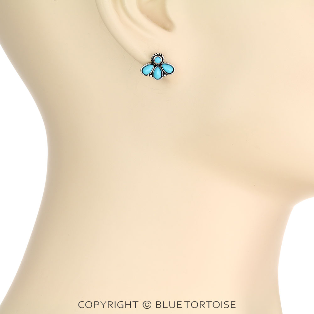 5 Pair Western Design Stud Earring Set - Image 3