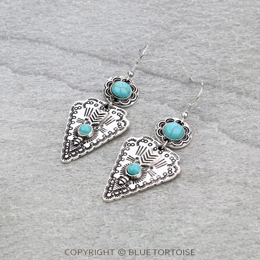 Western Arrow Dangle Earrings