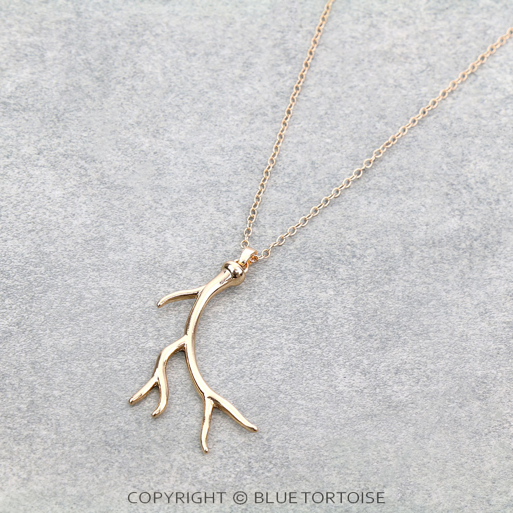 Antler Pendant Necklace - Image 3