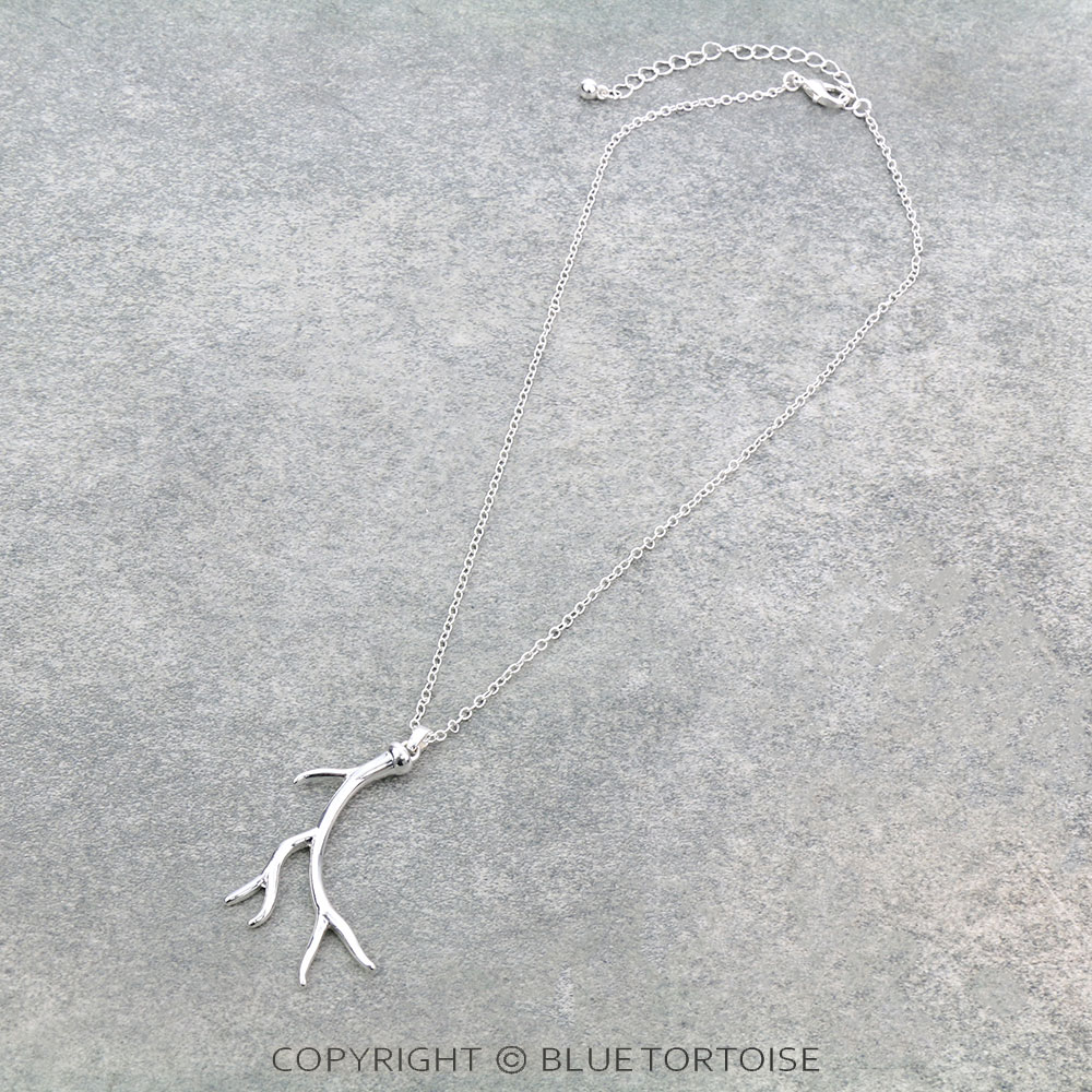 Antler Pendant Necklace