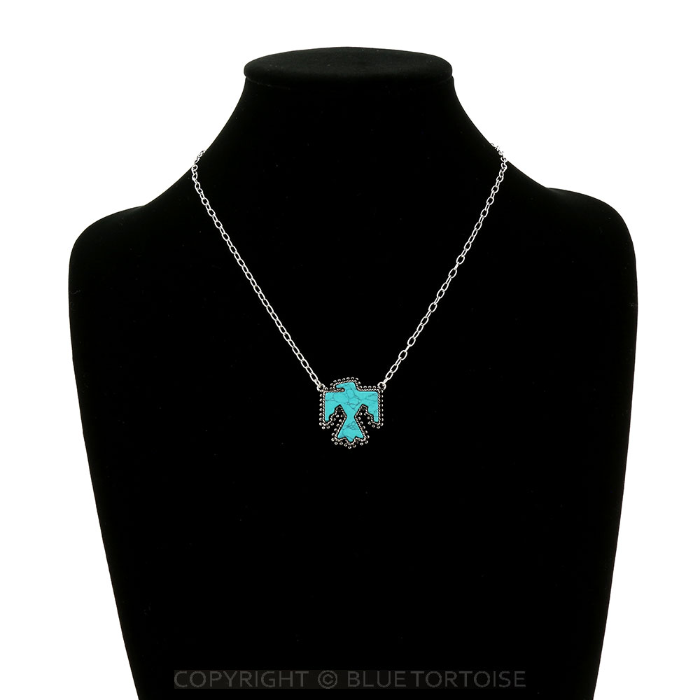 Western Thunderbird Stone Necklace - Image 2