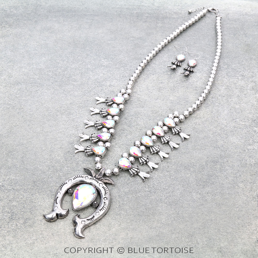 Western Squash Blossom Necklace Set