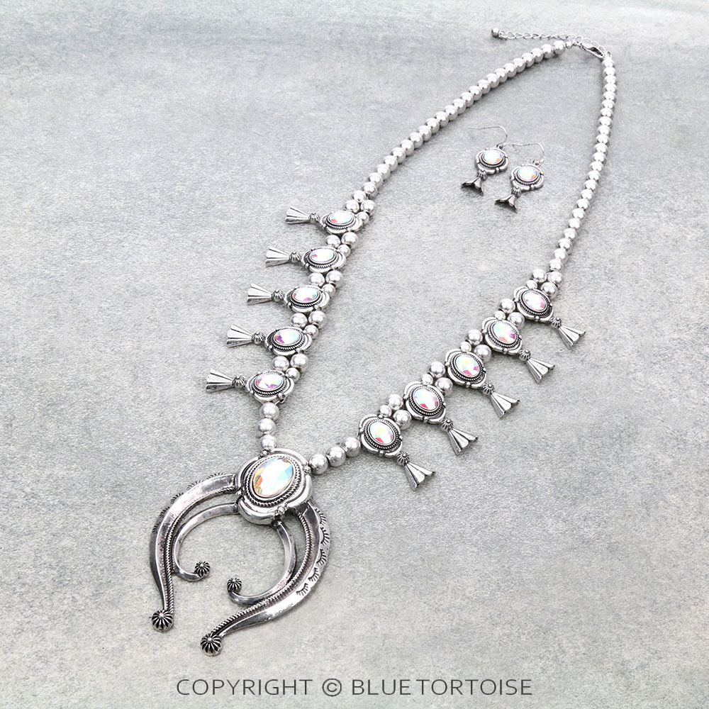 Western Squash Blossom Necklace Set