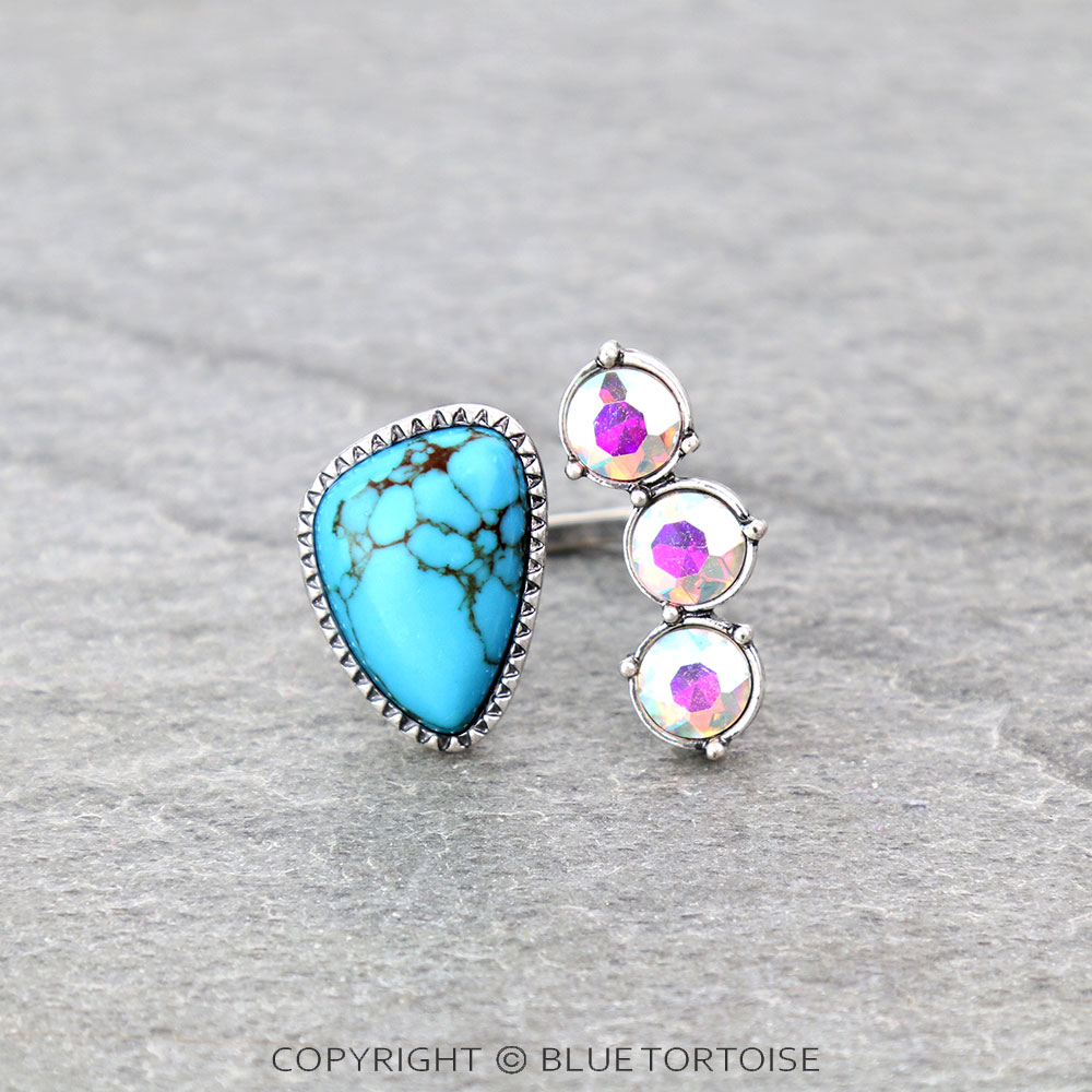 Stone Cuff Ring