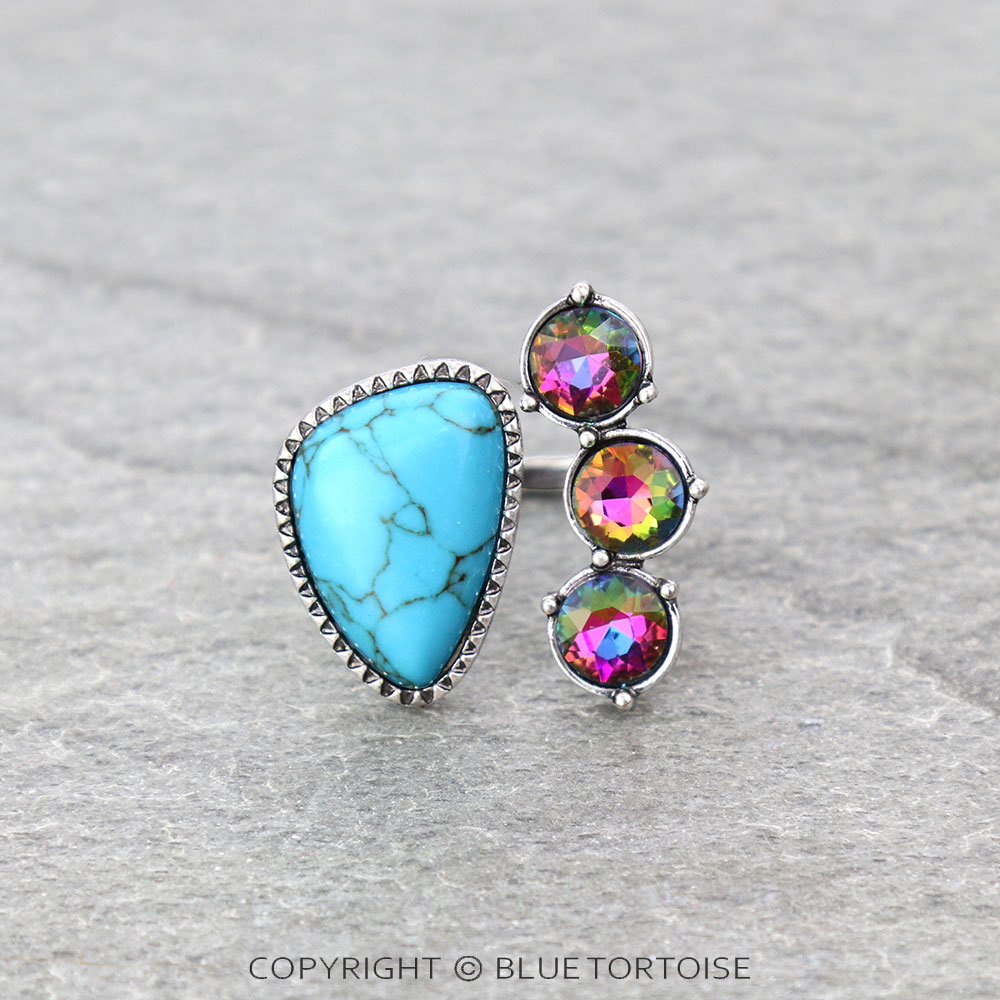 Stone Cuff Ring