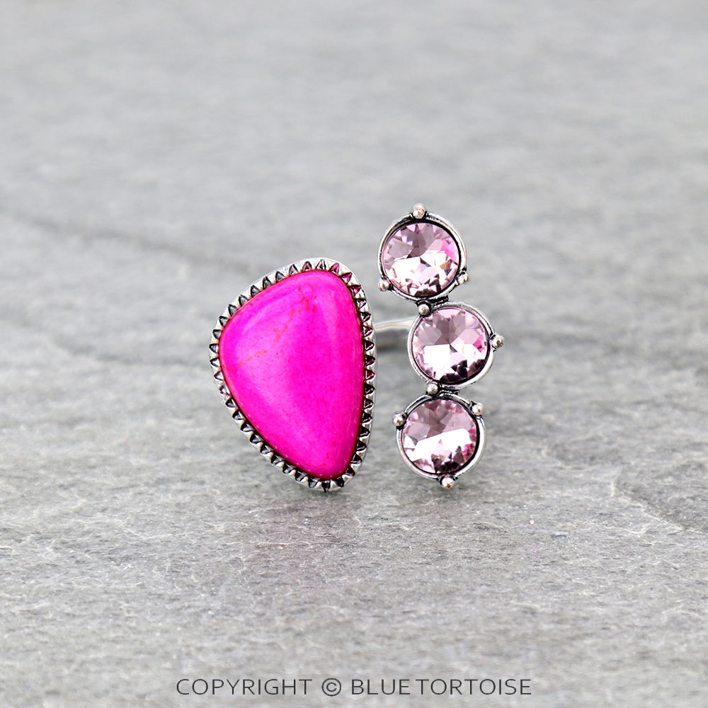 Stone Cuff Ring
