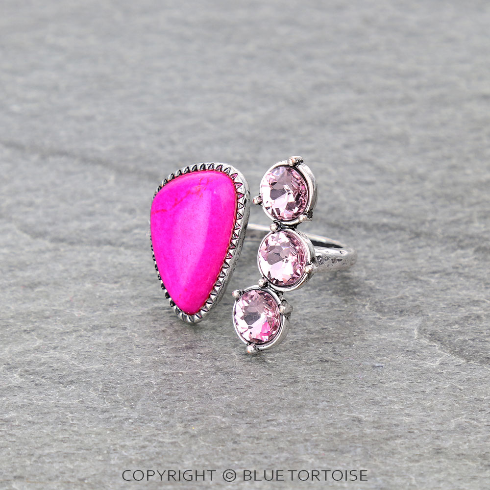 Stone Cuff Ring - Image 2
