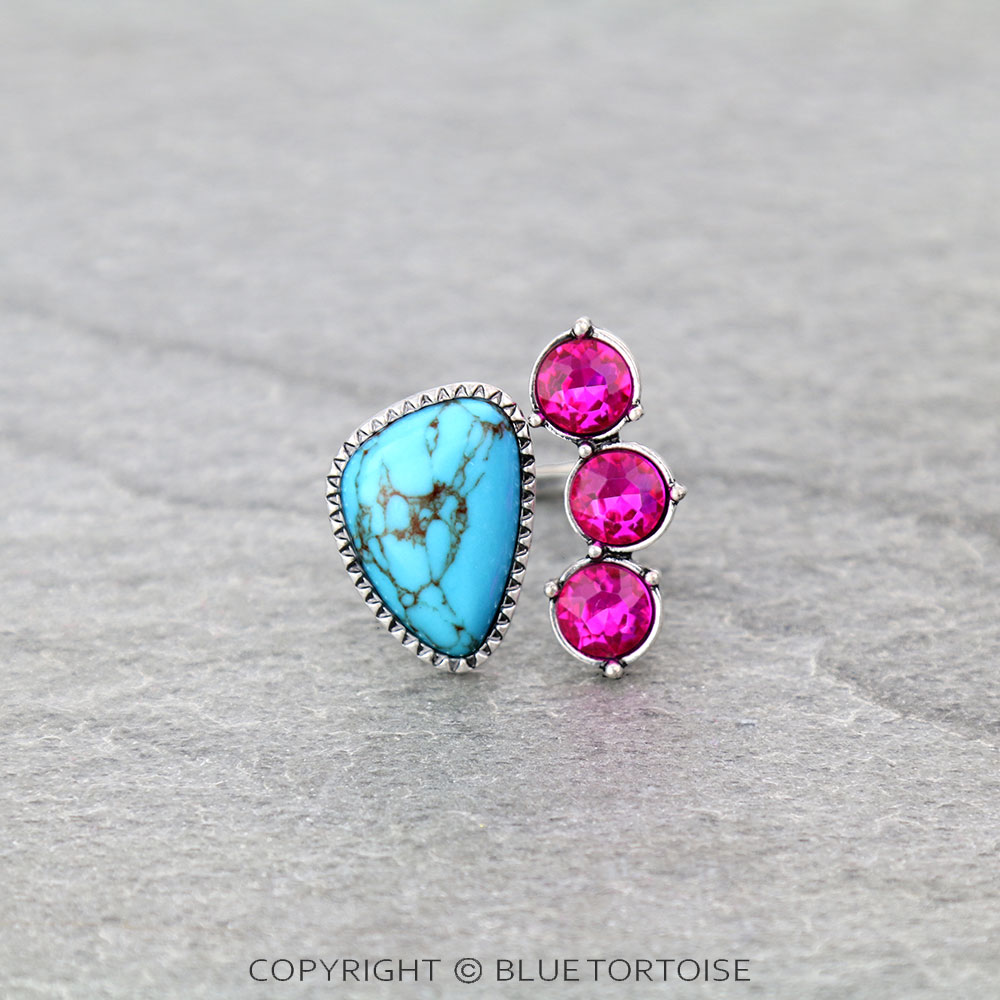 Stone Cuff Ring