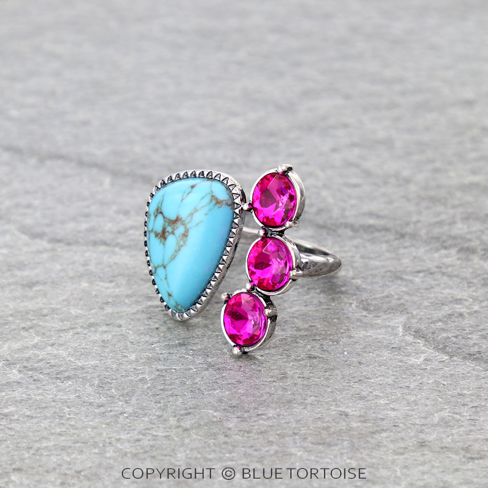 Stone Cuff Ring - Image 2