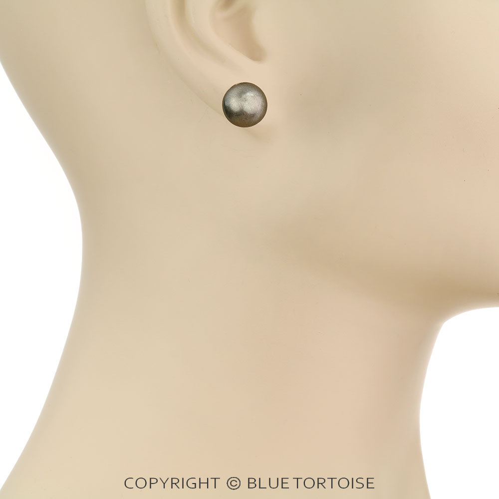 5 Pair Navajo Style Pearl Stud Earring Set - Image 2
