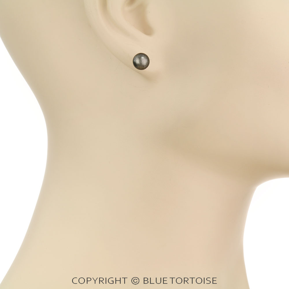 5 Pair Navajo Style Pearl Stud Earring Set - Image 4