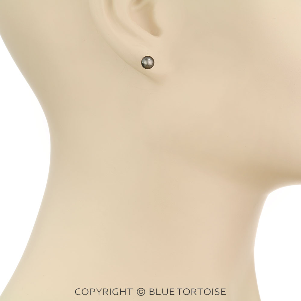 5 Pair Navajo Style Pearl Stud Earring Set - Image 5