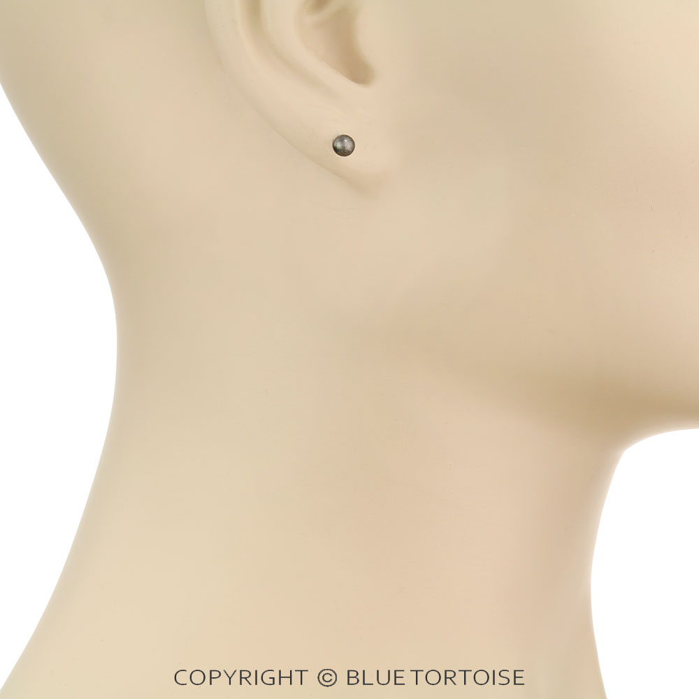 5 Pair Navajo Style Pearl Stud Earring Set - Image 6