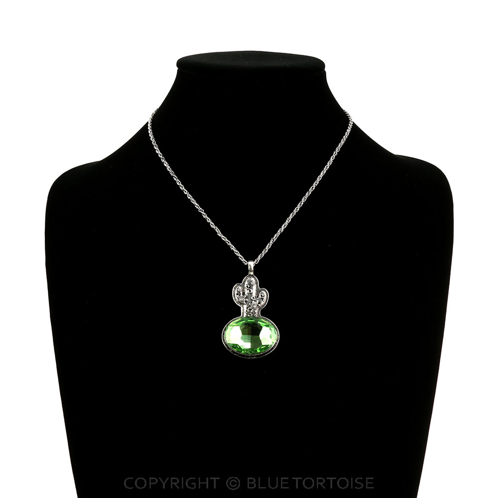 Cactus with Stone Pendant Necklace - Image 2