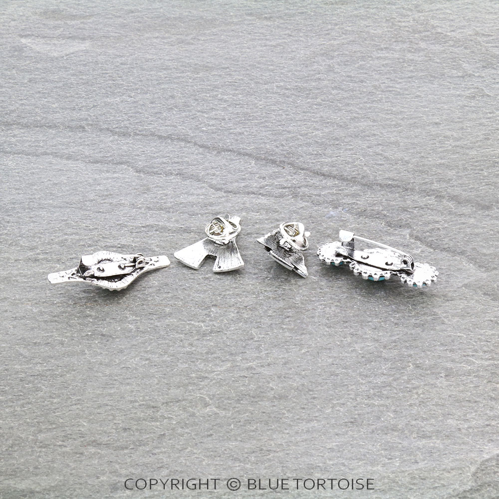 Western Tipi Stone Hat Pin Set - Image 2