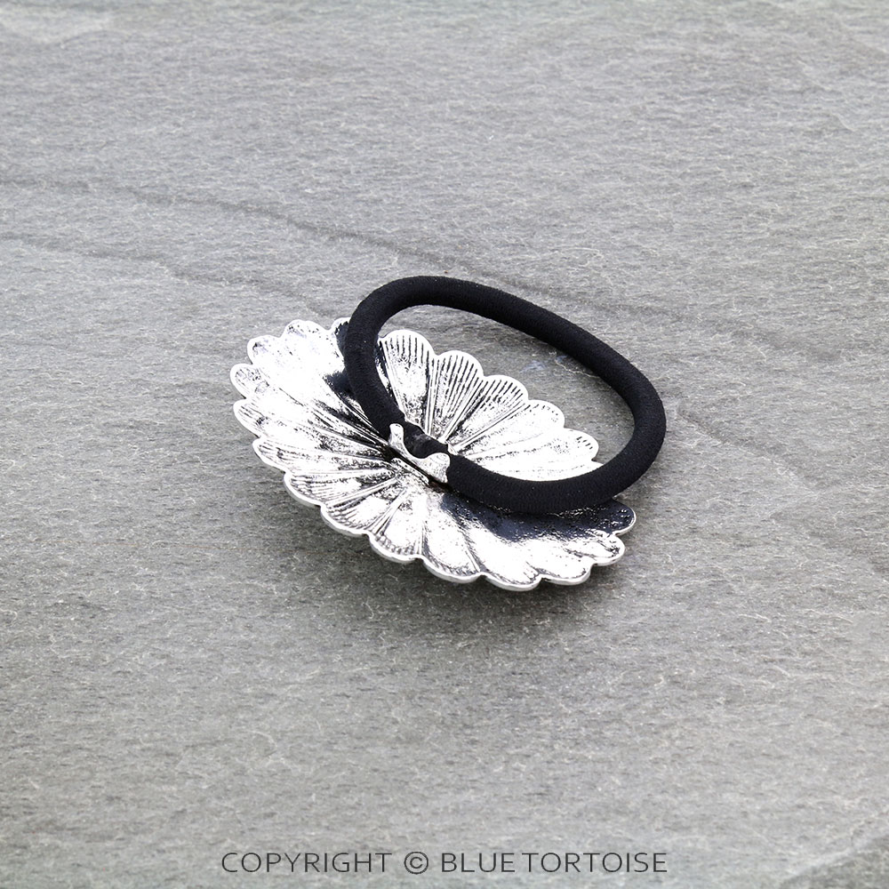 Western Oval Concho Hair Tie - Image 2