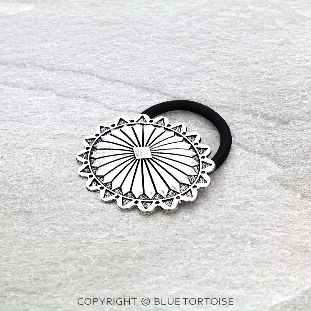 Western Concho Hair Tie